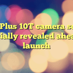 OnePlus 10T camera setup officially revealed ahead of launch